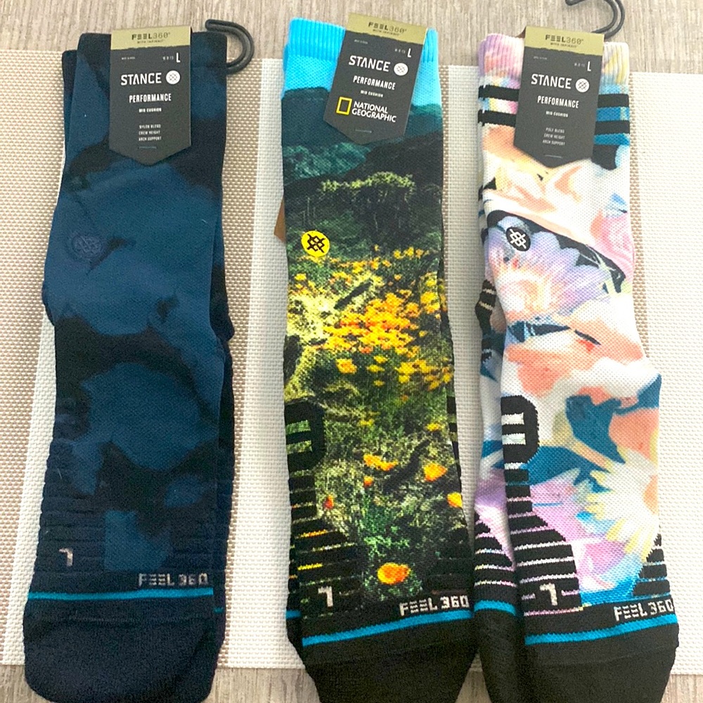 Stance socks boys large nwt